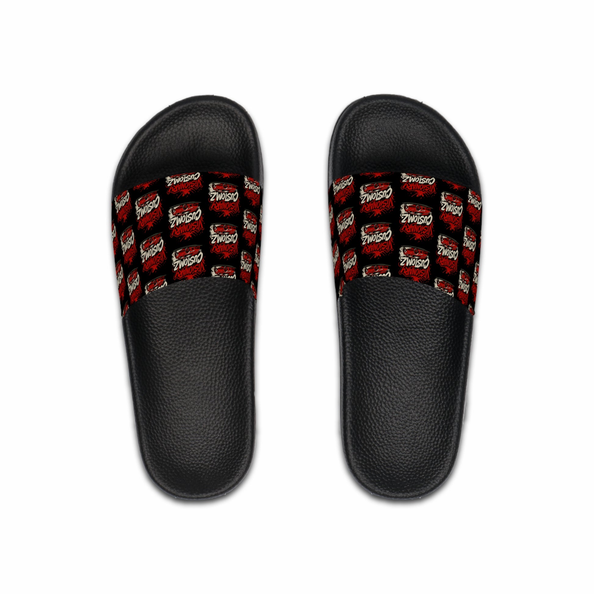 Men's Slide Sandals with Bold Design, Stylish Slides for Casual Wear, Trendy Poolside Footwear, Perfect for Summer, Gift for Him